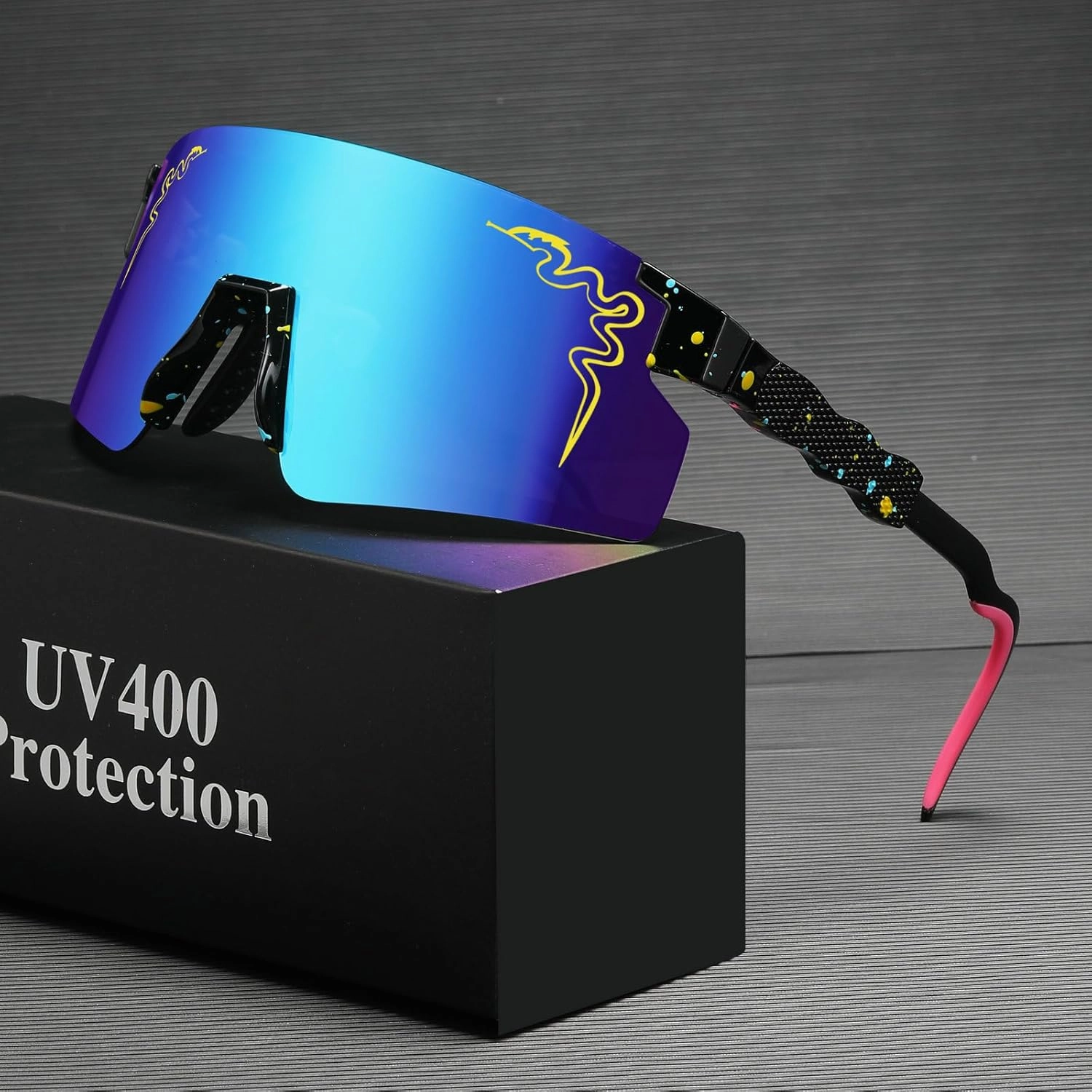 Cycling Sunglasses UV400 Outdoor Men Women Adults Youth Boys Girls Kids Baseball Sport Softball Goggles