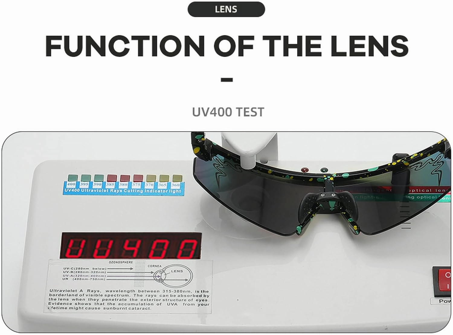 Cycling Sunglasses UV400 Outdoor Men Women Adults Youth Boys Girls Kids Baseball Sport Softball Goggles