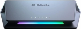 D-Link 6-Port 10Gb & 2.5Gb Unmanaged Gaming Switch with 1 x 10G, 5 x 2.5G - Multi-Gig, Network, Fanless, Plug & Play, Colored Indicator (DMS-106XT)