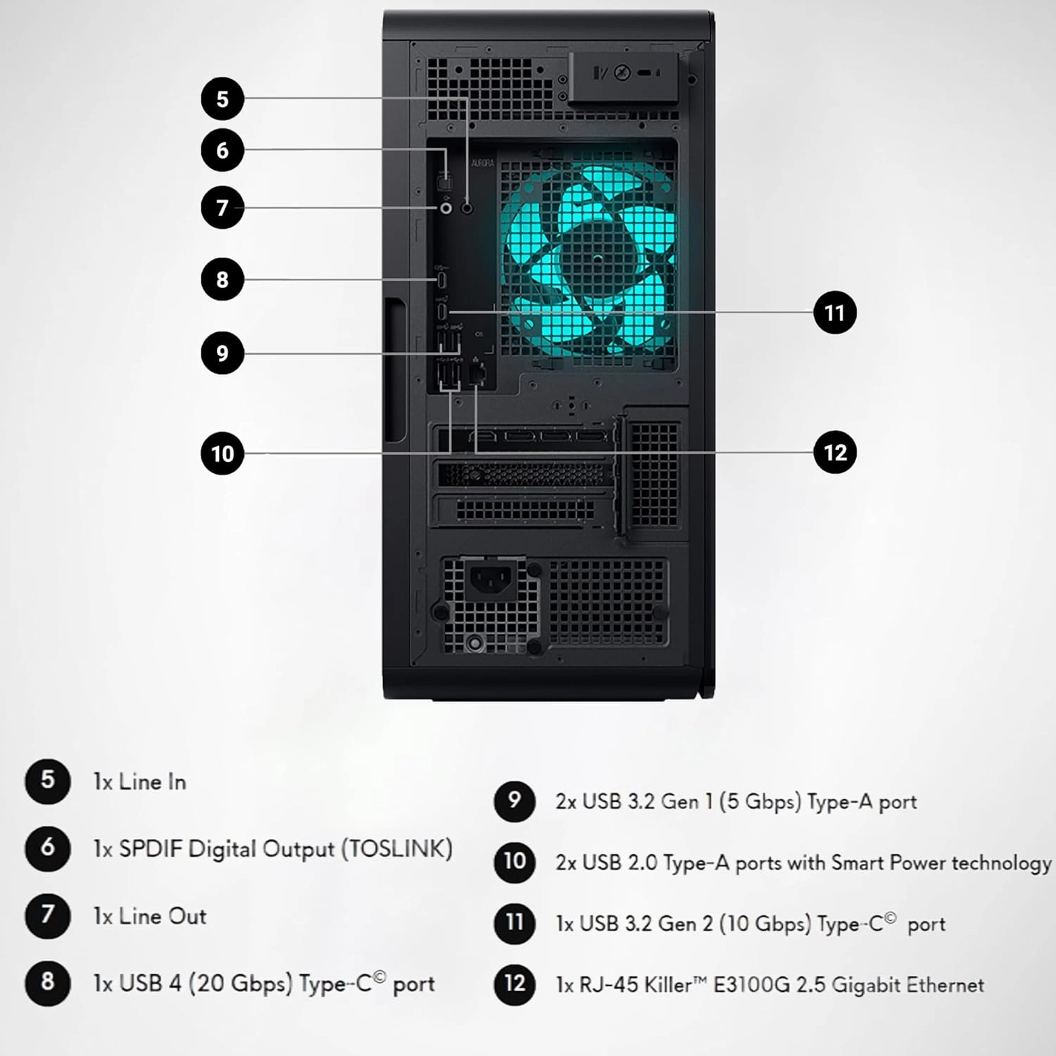 Dell Alienware Aurora R16 Gaming Desktop 2025 - NVIDIA RTX 5080 GDDR7 (Beats RTX 4090) • Intel Ultra 9 285K(AI NPU) • Win 11 Pro • Office License • WiFi 7(64GB DDR5 • 8TB SDD • 2TB HDD)