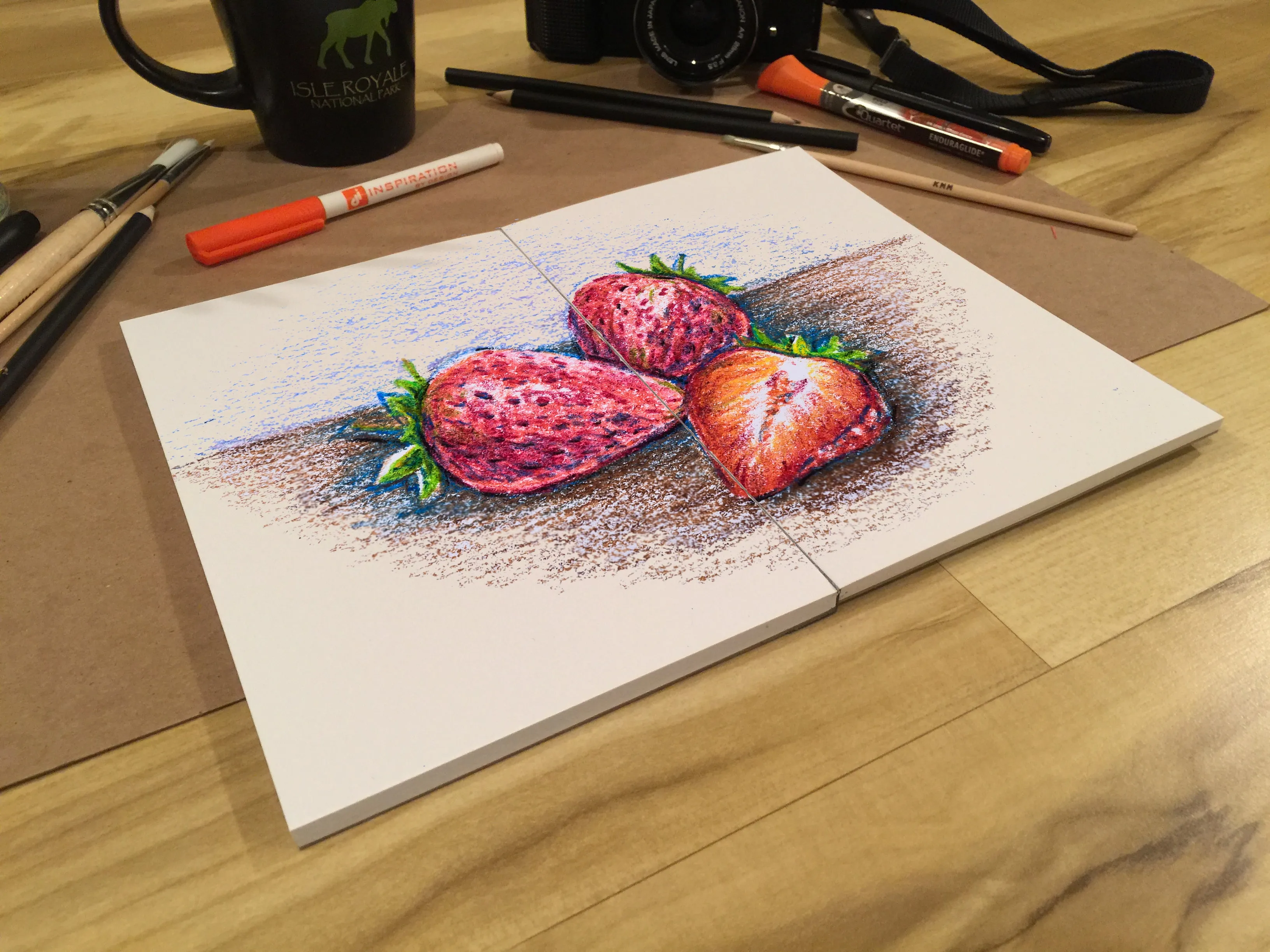 Design Ideation Lay Flat DRAW. Removable Sheet, Journal Style. Drawing Book. Mixed Media. (8.5" x 11") LF-2550-LS