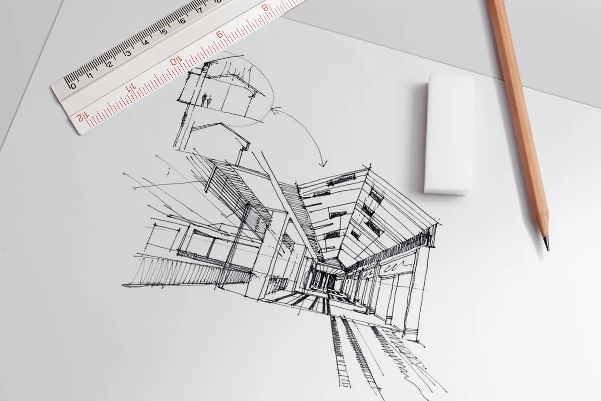 Design Ideation SKETCH PAD : Removable Sheet. Multi-Media. (11" x 17") PAD-2550-TS
