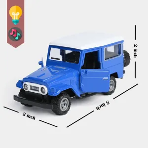 Die-Cast Model Vehicle With Lights & Sound – Pull-Back Action Fun
