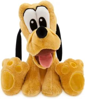 Disney Store Official Pluto Big Feet Plush – Small 12 Inches, Soft and Huggable Toy, Perfect Collectors and Kids, Ideal Gift for Birthdays and Special Occasions, Ages 0 