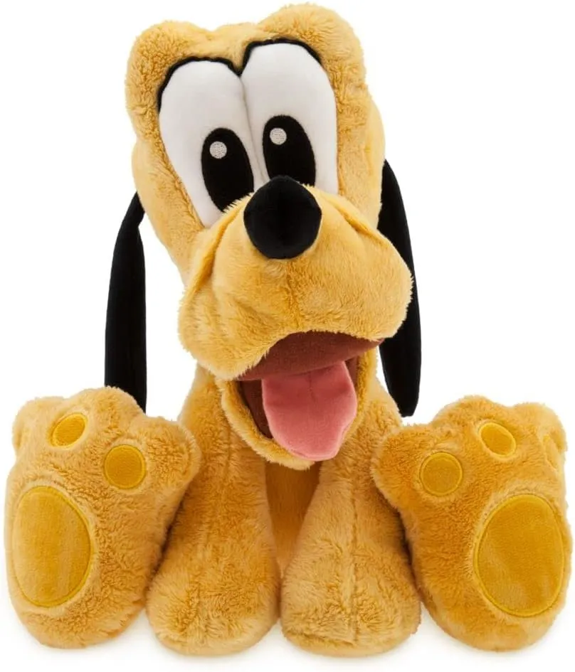 Disney Store Official Pluto Big Feet Plush – Small 12 Inches, Soft and Huggable Toy, Perfect Collectors and Kids, Ideal Gift for Birthdays and Special Occasions, Ages 0 