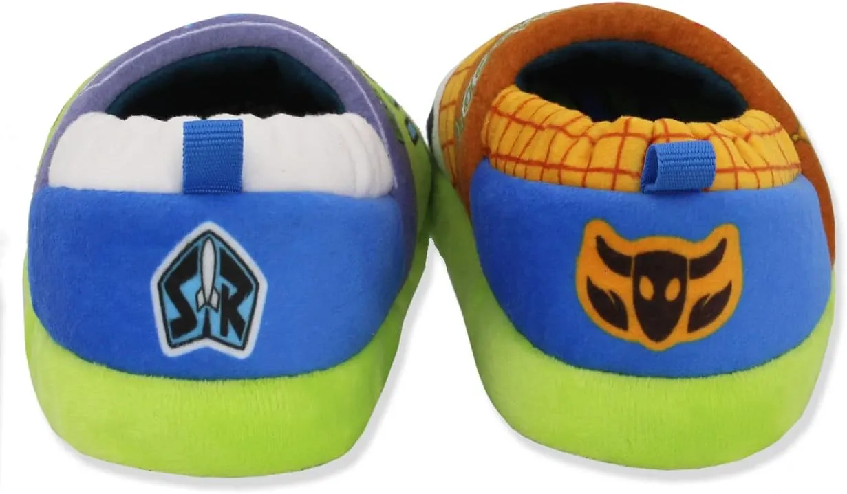Disney Toy Story Woody Buzz Boys Toddler A-Line Slippers