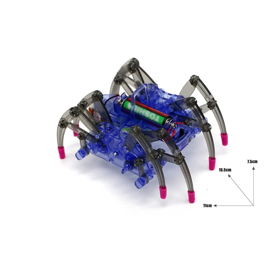 DIY Electronic Spider Robot Assembly Educational Toy for Children