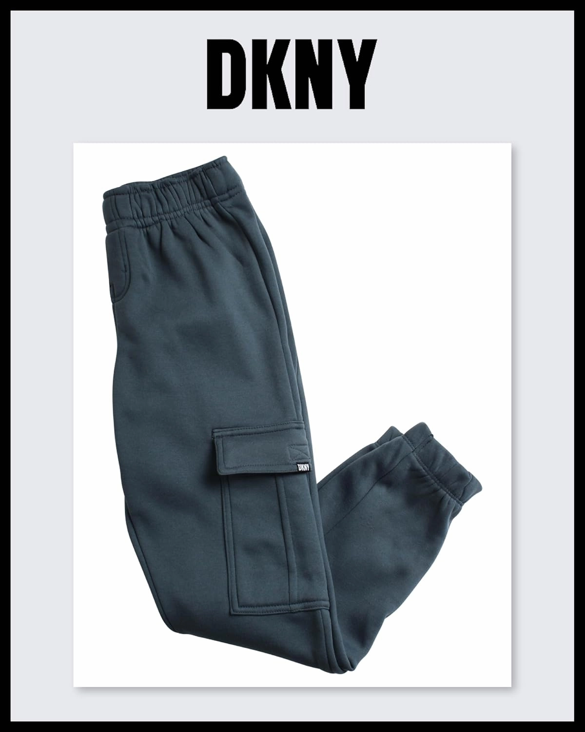 DKNY Boys' Shirt - 2 Piece Woven Button Down Shirt with Hood and Jogger Pants - Matching Outfit Clothing Set for Boys, 4-12