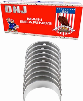 DNJ MB1160.10 Oversize Main Bearings Set for 2003-2022 Chrysler, Dodge, Jeep, Ram 1500, 1500 Classic, 2500 5.7L-6.4L V8 16V OHV 345cid