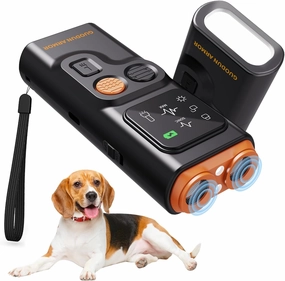 Dog Bark Deterrent Devices Anti Barking Device for Dogs, BarkGuard Rechargeable with LED Flashlight and HD Display,Dog Behavior Correction Device,No Shouting or Patting. Better than Shock Collars