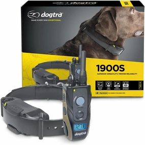 Dogtra 1900S Ergonomic 3/4-Mile IPX9K Waterproof High-Output Remote Dog Training E-Collar