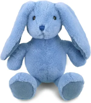 DolliBu Baby Blue Rabbit Plush - Super Soft Bunny Stuffed Animal, Adorable Realistic Stuffed Animal Bunny Toy for Boys and Girls, Cute Farm Life Plush Rabbit Gift for Baby, Kids, Adults - 8 Inches
