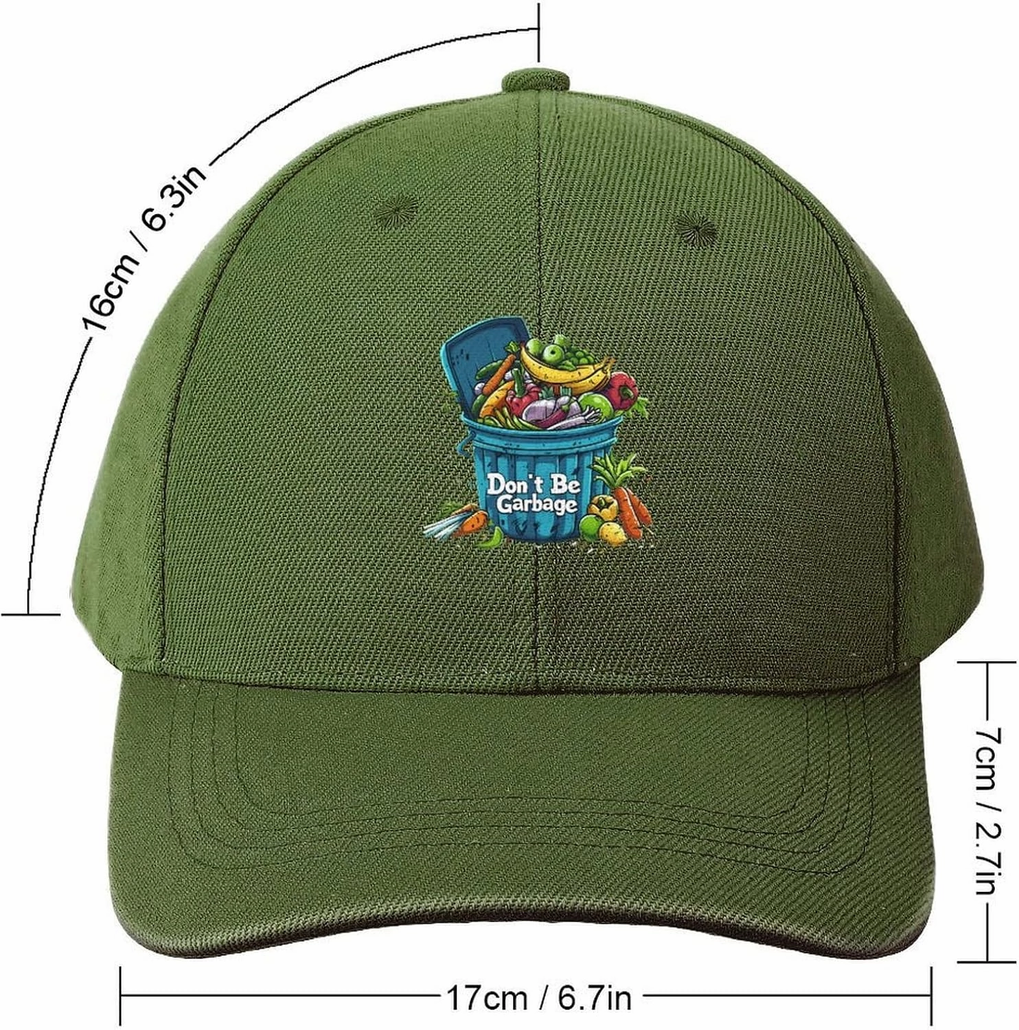 Don't Be Garbage Fashion Baseball Cap Men Women Classic Adjustable Sun Golf Dad Hat Outdoor