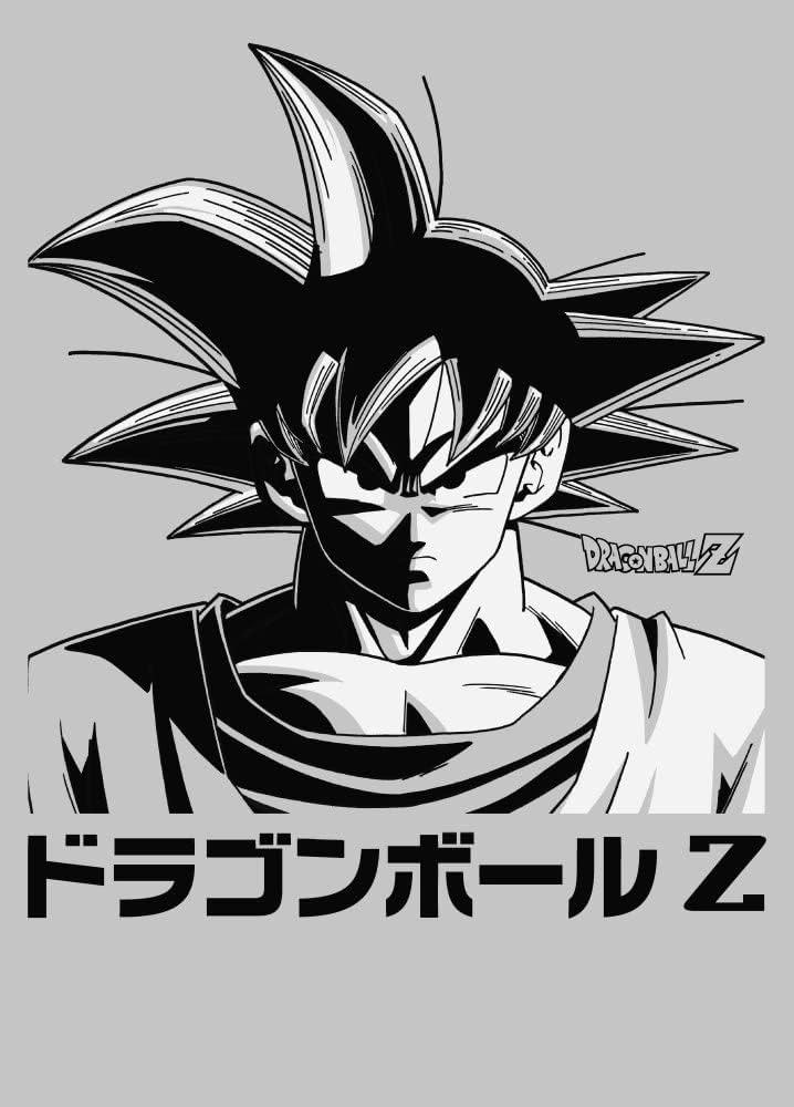 Dragon Ball Z Goku Kanji Mens Graphic Tee Shirt