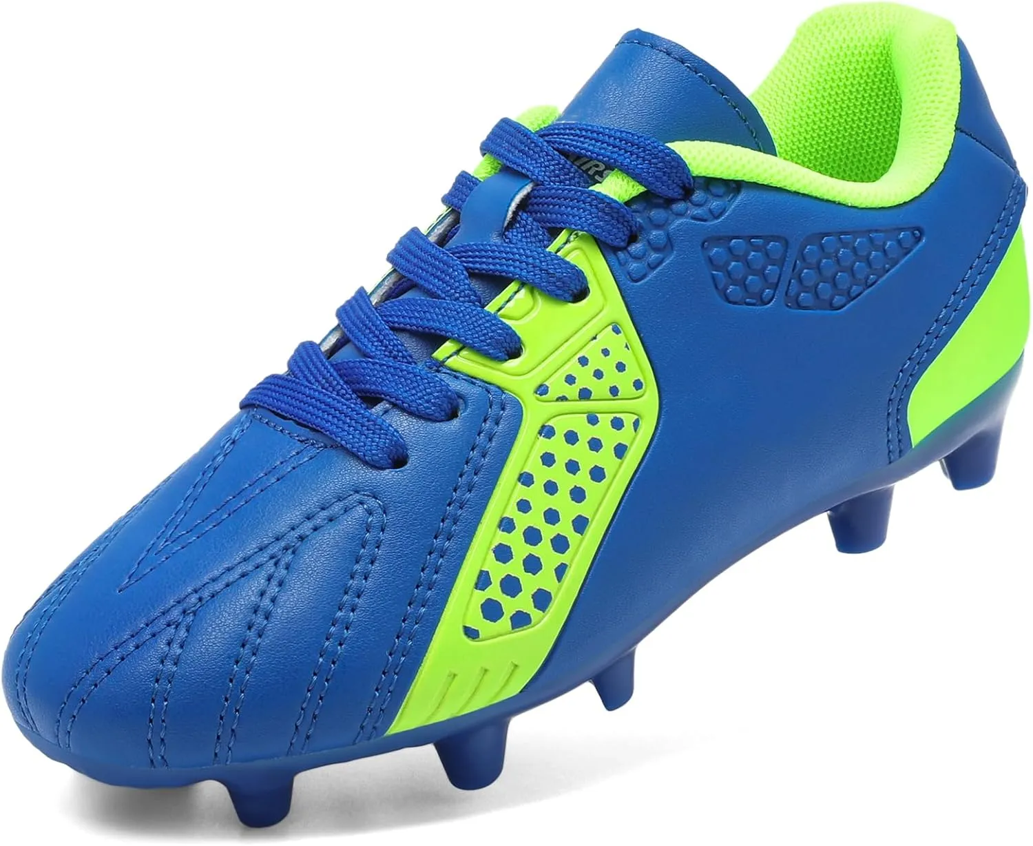 DREAM PAIRS Boys Girls Soccer Cleats Youth Firm Groud Classic Lightweight Football Shoes for Little/Big Kid