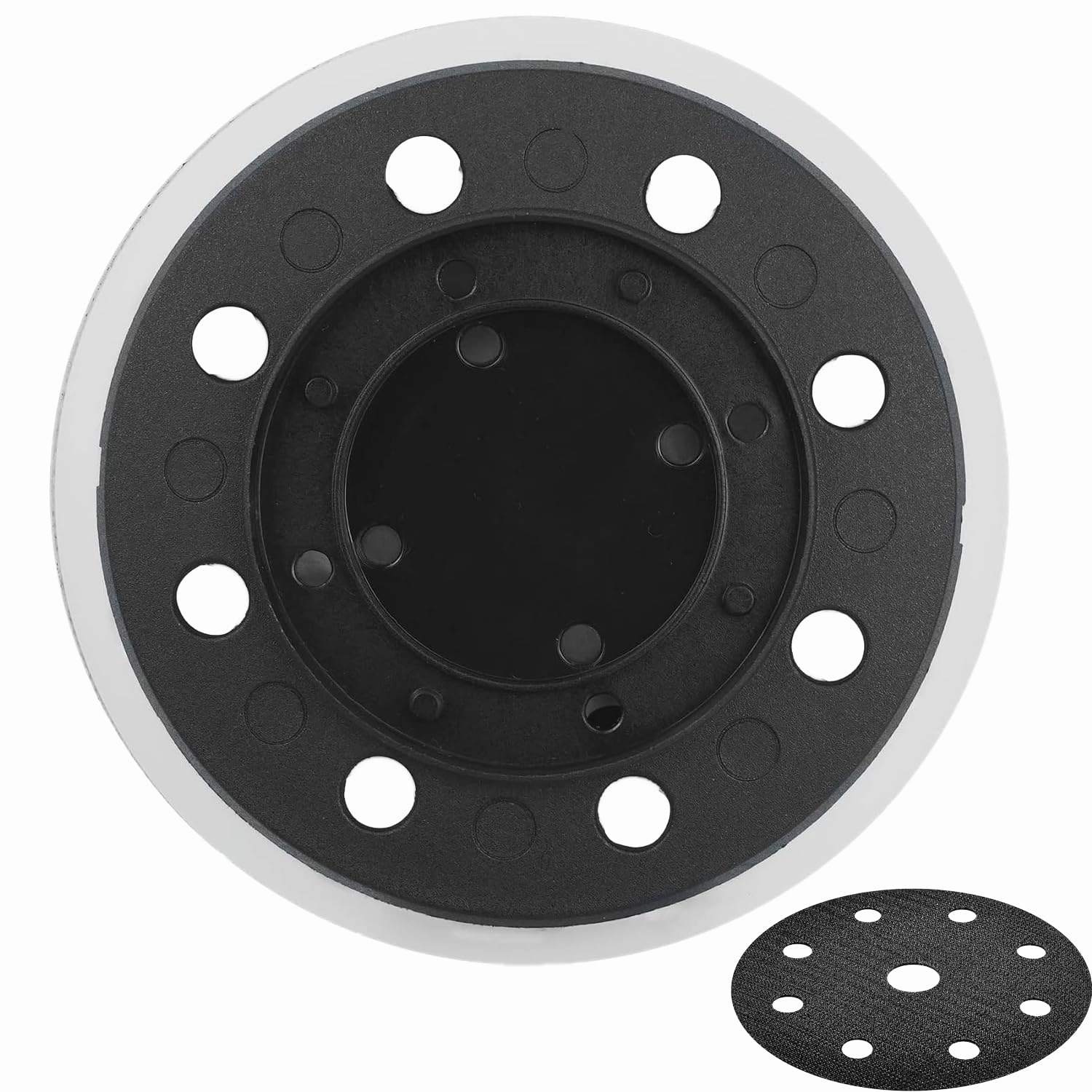 Durable 492280 ETS 125 Eq & Pro 5 ltd Jetstream Sanding Pad 125mm (5 in), Hard, 8 Holes fit for festool ETS 125, ES 125, ETSC 125, Pro 5 ltd Random Orbit Sanders Include a 5" Protection Pad