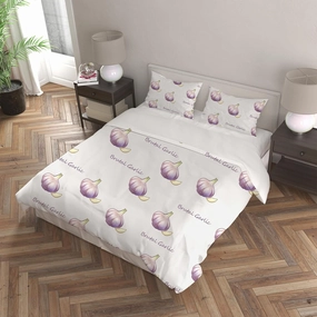 Duvet Cover Twin Size, Plants Duvet Cover Set for Boys Girls, Green Vegetable Comforter Cover Set with Zipper, 3 Piece Cartoon Carrot Pumpkins Printed Soft Bedding Set with 2 Pillowcases (B, Twin)