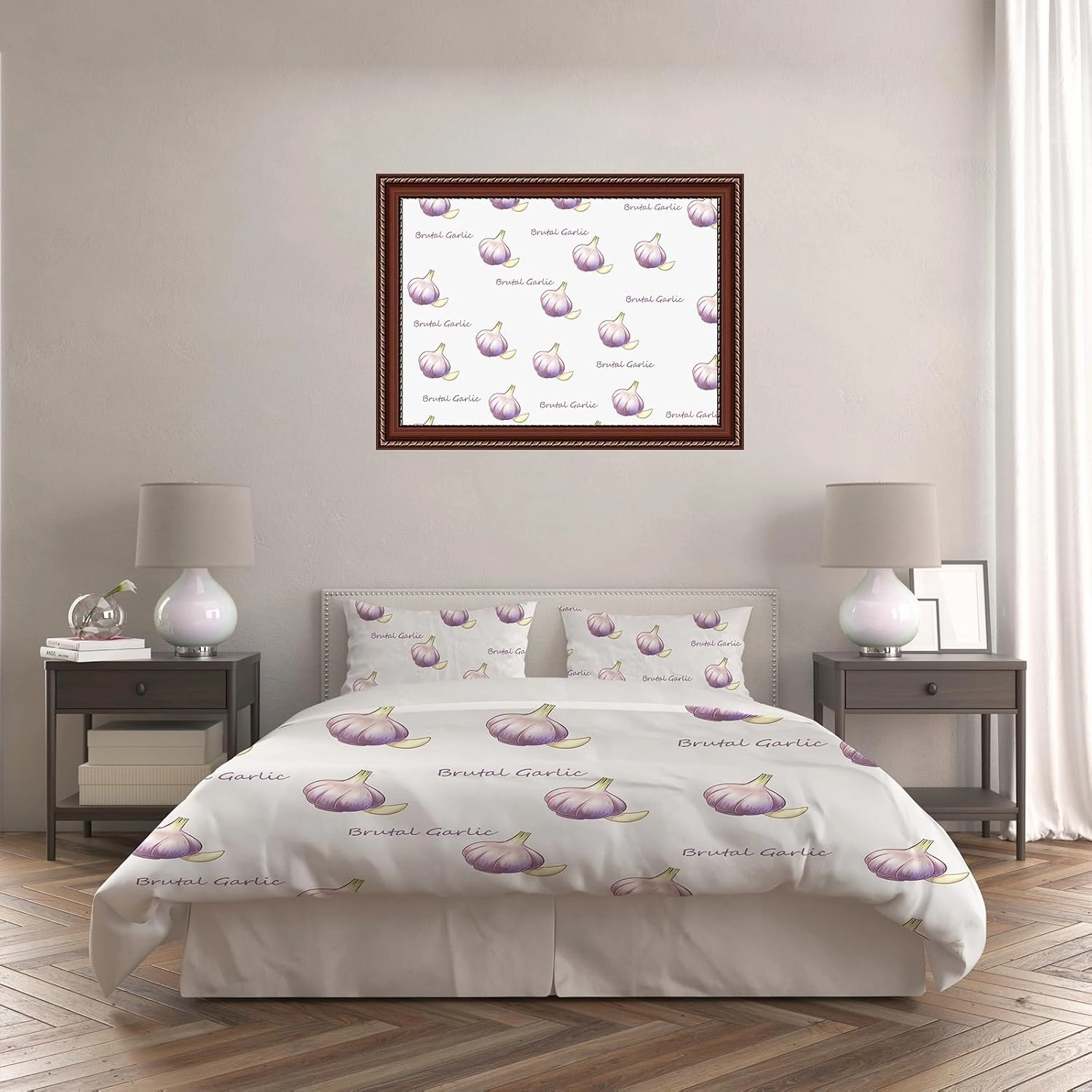 Duvet Cover Twin Size, Plants Duvet Cover Set for Boys Girls, Green Vegetable Comforter Cover Set with Zipper, 3 Piece Cartoon Carrot Pumpkins Printed Soft Bedding Set with 2 Pillowcases (B, Twin)