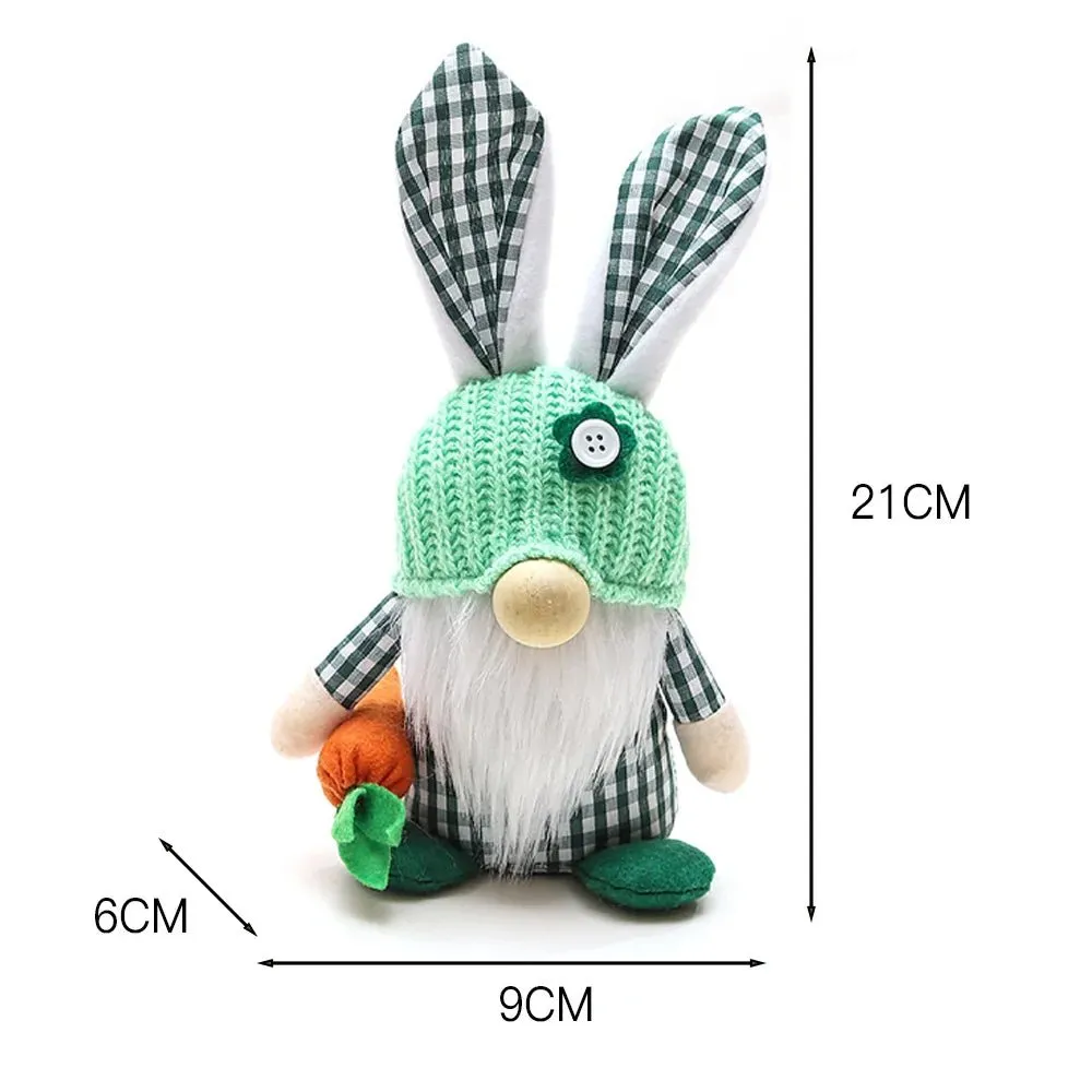 Easter Bunny Plush Gnome Decoration