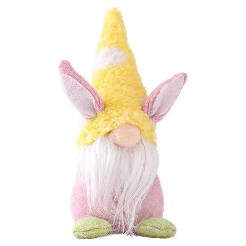 Easter Bunny Plush Gnome Decoration