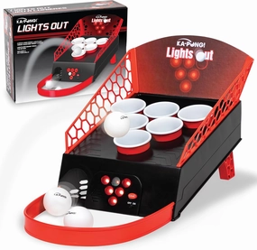 EastPoint Sports KaPong Lights Out Party Game - Exciting Gameplay with Electronic Pong Target & 3 Pong Balls