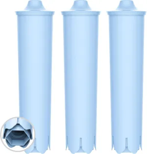 EcoAqua Replacement Filter, Replacement for Jura® Clearyl/Claris Blue Capresso® Clearyl Coffee Machine Water Filter, 3 Packs