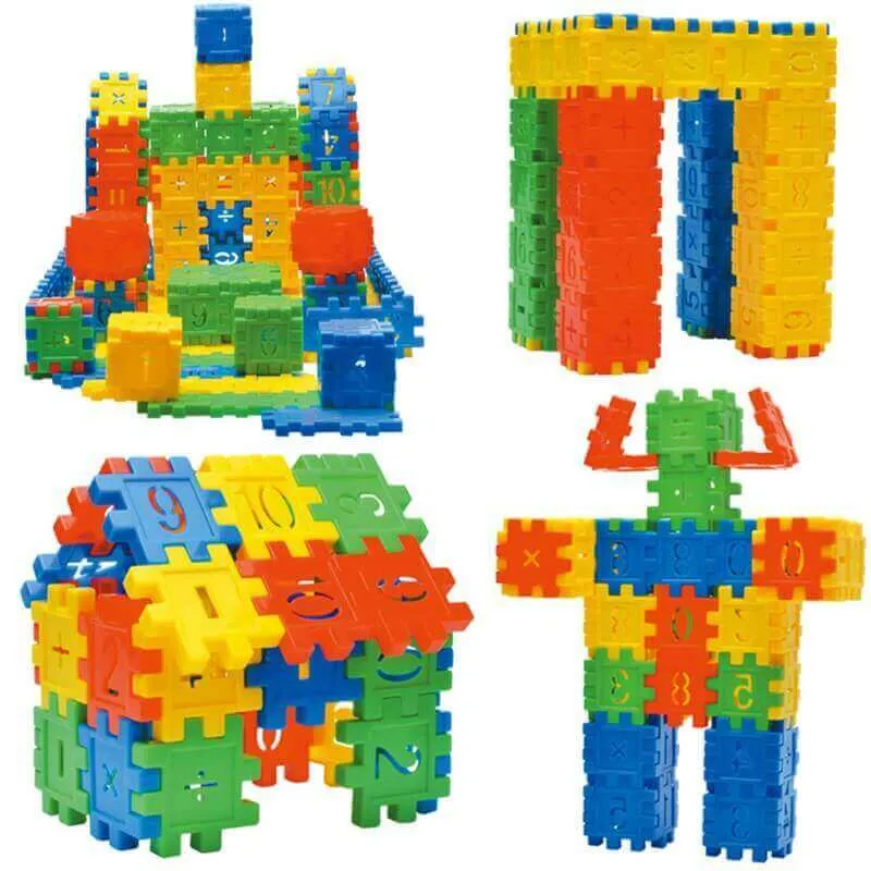 Educational 3D Blocks for Children - 110pcs Set