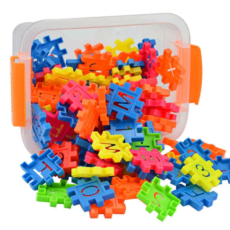 Educational 3D Blocks for Children - 110pcs Set