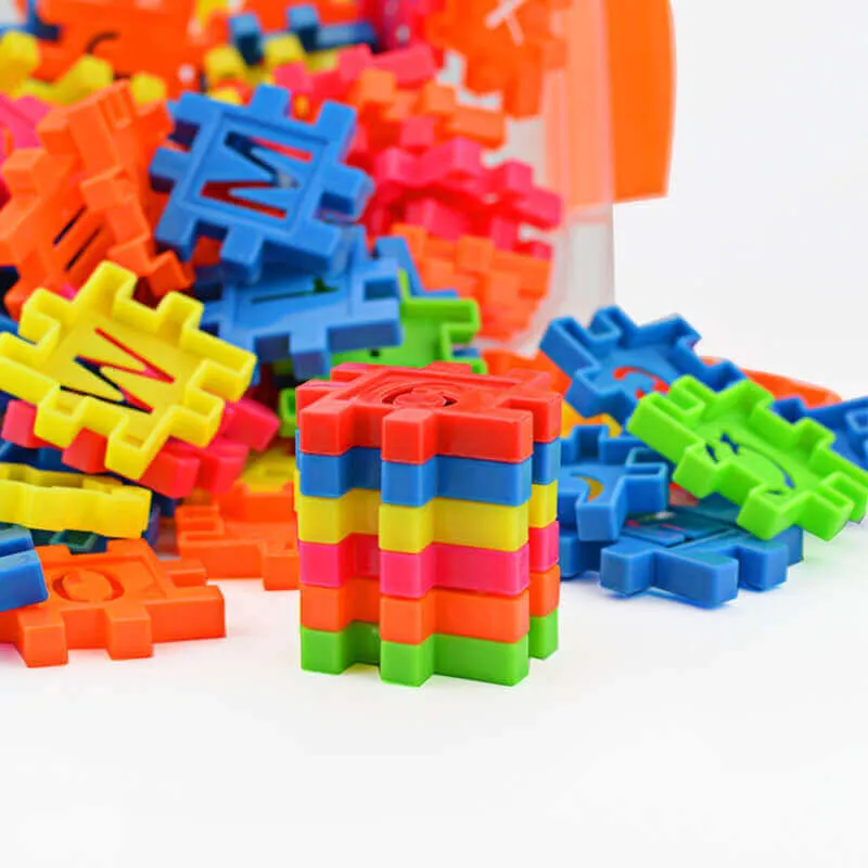 Educational 3D Blocks for Children - 110pcs Set
