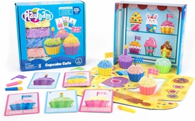 Educational Insights Playfoam Cupcake Cafe Set, Gift for Boys & Girls, Ages 3 