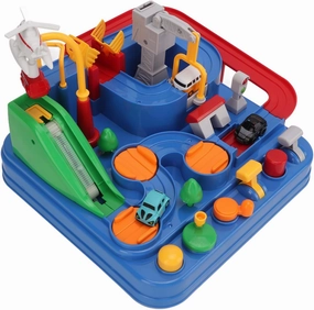 Educational Railcar Toy with Interactive Track, Racing Puzzle Toy, Ideal for Parent Child Interaction and Kids Gift