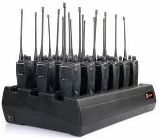 Eighteen Bay Rapid Desk Charger for Hytera (HYT) PD702U-1 Rechargeable Two Way Radio