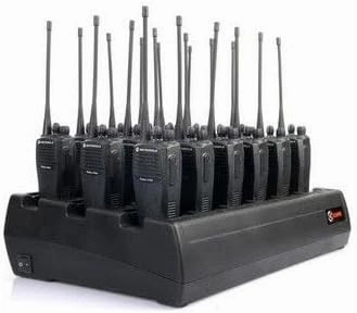Eighteen Bay Rapid Desk Charger for Hytera (HYT) TC-518V Rechargeable Two Way Radio