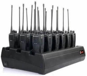Eighteen Bay Rapid Desk Charger for Kenwood ProTalk TK-2201 Rechargeable Two Way Radio