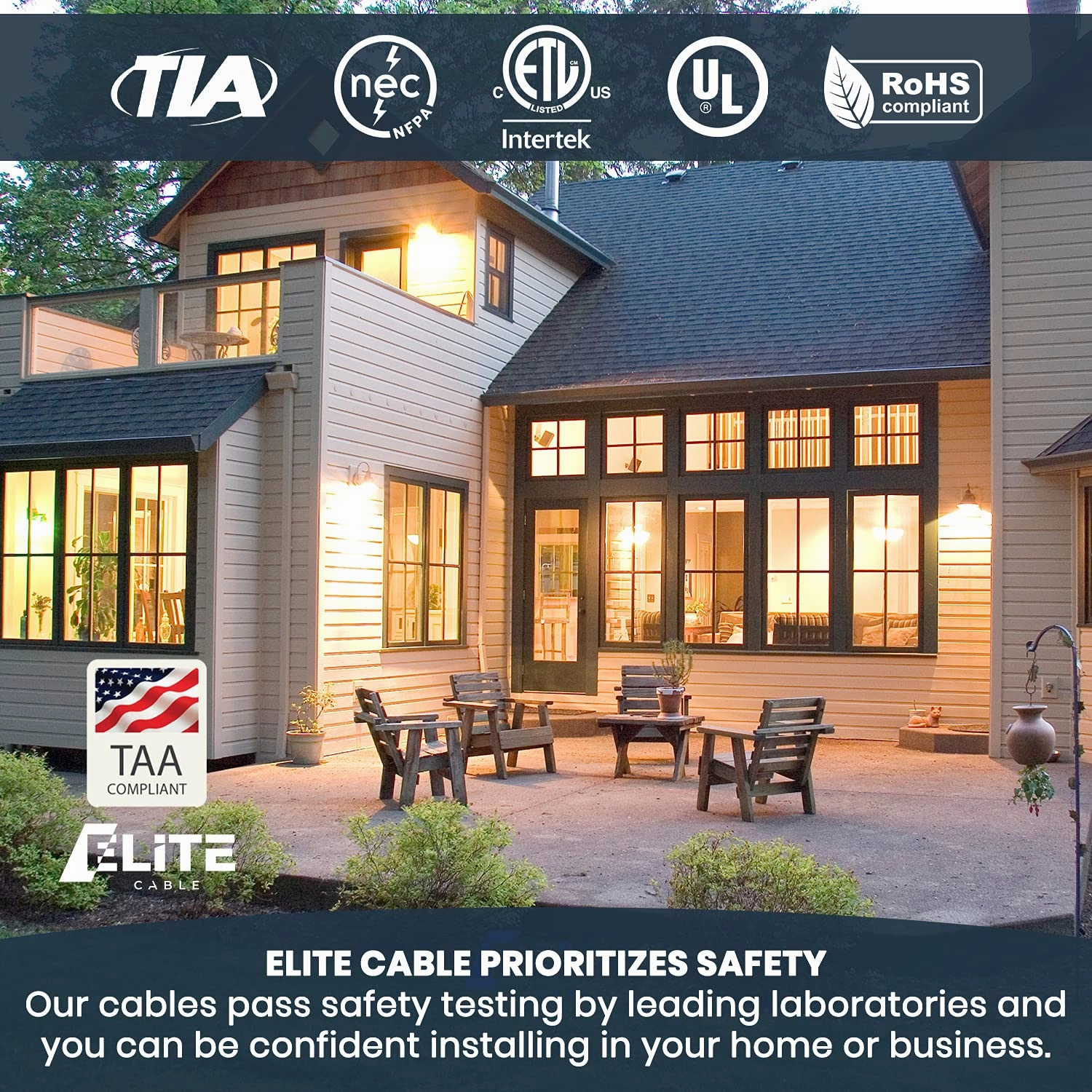 Elite Cat6A Shielded Riser (CMR), 1000ft, FTP 23AWG, Solid Bare Copper, 650MHz, 10Gb Speeds, UL Listed, UL-LP Certification, Higher Performance PoE, Bulk Ethernet Cable Reel, Blue