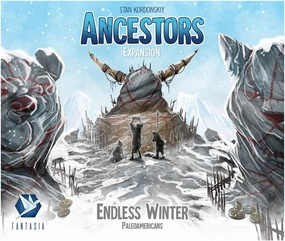 Endless Winter Paleoamericans Ancestors Board Game Expansion | Prehistoric Strategy Game for Adults and Kids | Ages 12  | 1-4 Players | Average Playtime 60-90 Minutes | Made by Fantasia Games