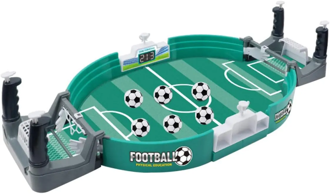 Enhance Fine Motor Skills Plaything Table Football Game Interactive Toy Football Soccer Toys Fooseball Table for Boys and Girls