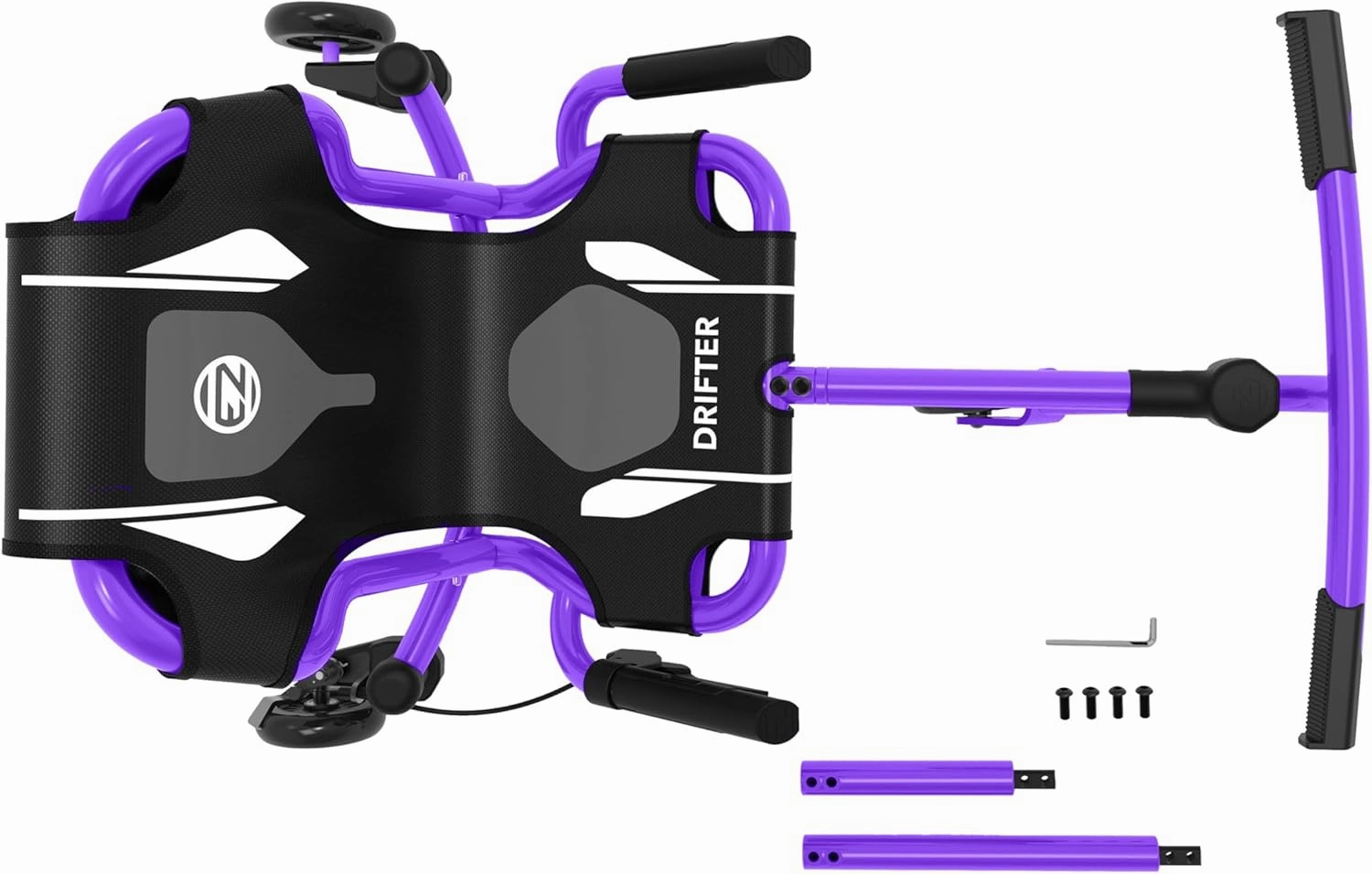EzyRoller New Drifter-X Ride on Toy for Ages 6 and Older, Up to 150lbs.- Purple