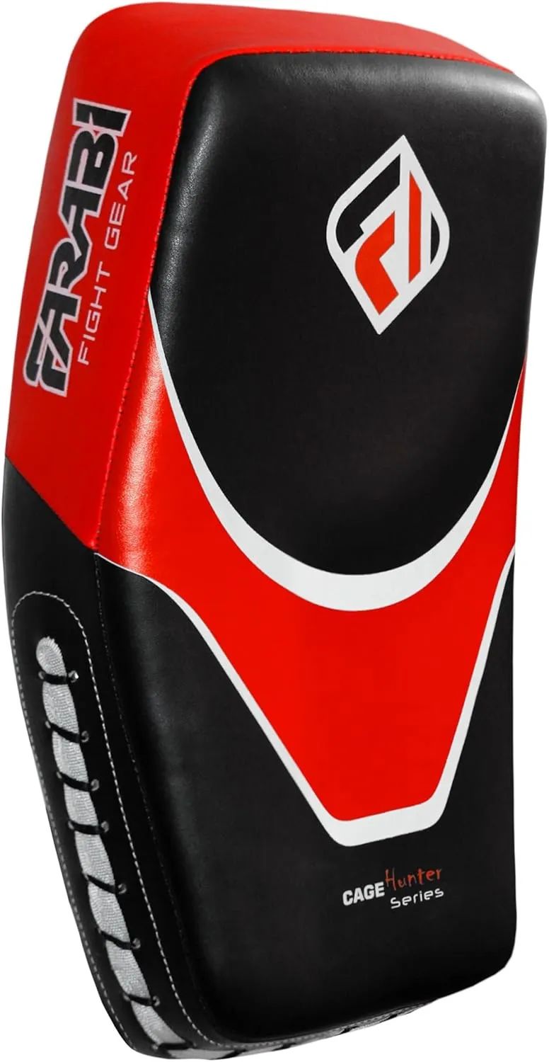 Farabi Kick Shield Thai pad MMA Muay Thai Shield Curved Pads Martial Art Training Pads Boxing Strike pad Curved Arm Pad MMA Focus pad Muay Punch Shield