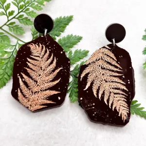 Fern Fossil Earrings