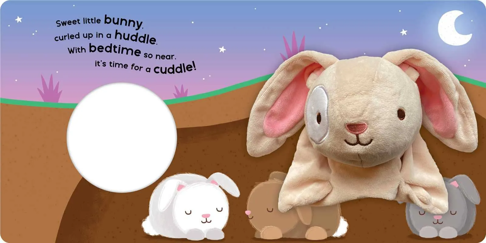 Finger Puppet Board Book - Cuddle Time Bunny