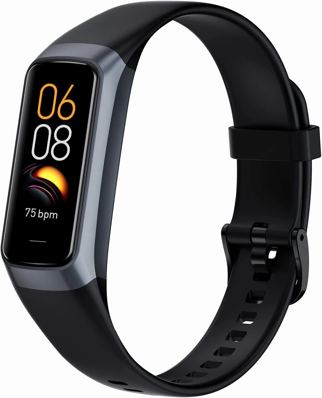 Fitness Tracker with Heart Rate/Blood Oxygen/Sleep Monitor, 20  Sports Modes Smart Watches for Women/Men, Activity & Step Tracker Smart Watch for Android/iOS Phones (Black)