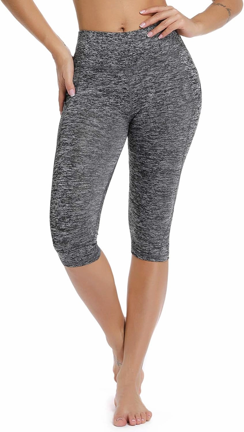 FITTOO Women's Yoga Capris Leggings Pockets Workout Pants