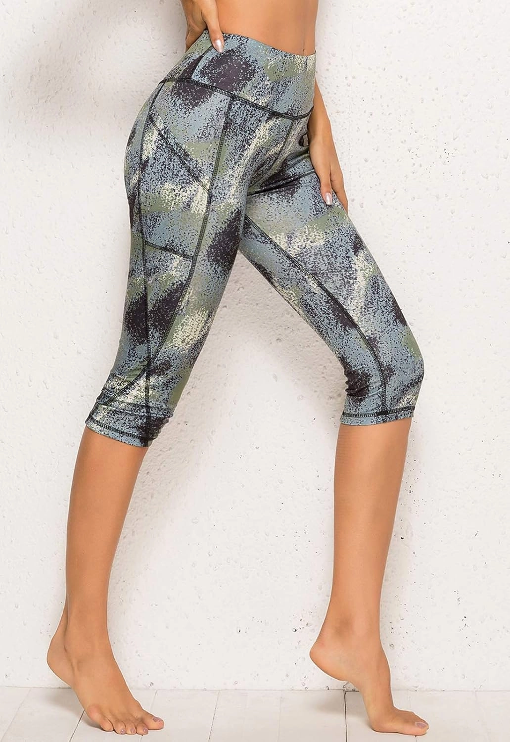 FITTOO Women's Yoga Capris Leggings Pockets Workout Pants