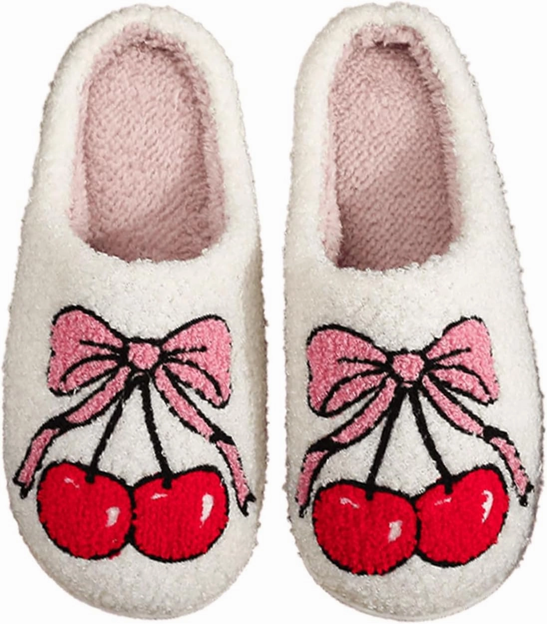 Fluffy Slippers For Womens Mens Warm Cozy Plush Fuzzy Memory Foam Slippers Slip-on House Slippers Indoor Outdoor