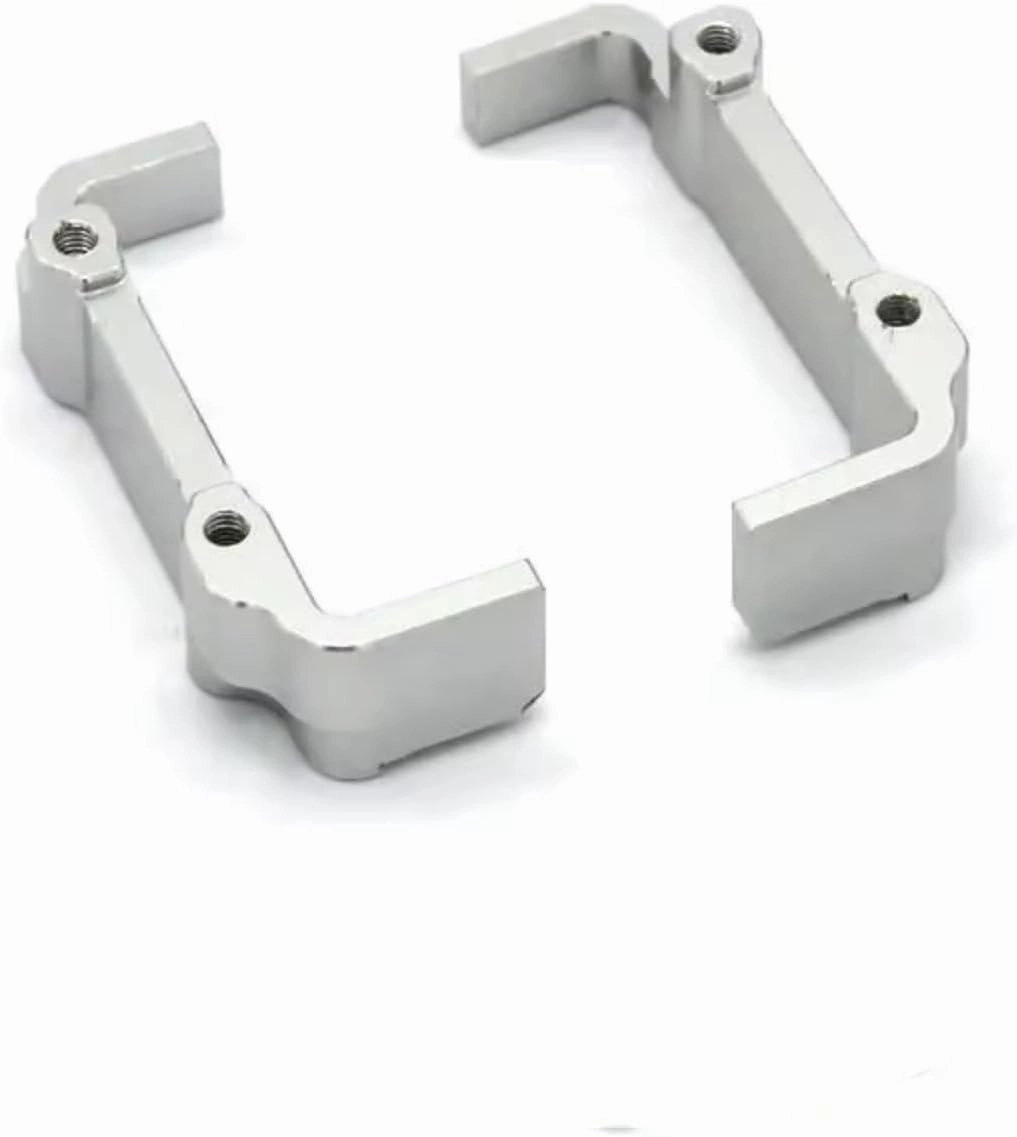 for WLtoys 144010 144001 144002 124016 124017 124018 124019 Metal Upgrade Retrofit Battery Holder RC Car Parts RC Car DIY Parts(White)