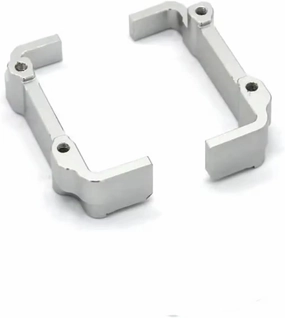 for WLtoys 144010 144001 144002 124016 124017 124018 124019 Metal Upgrade Retrofit Battery Holder RC Car Parts RC Car DIY Parts(White)