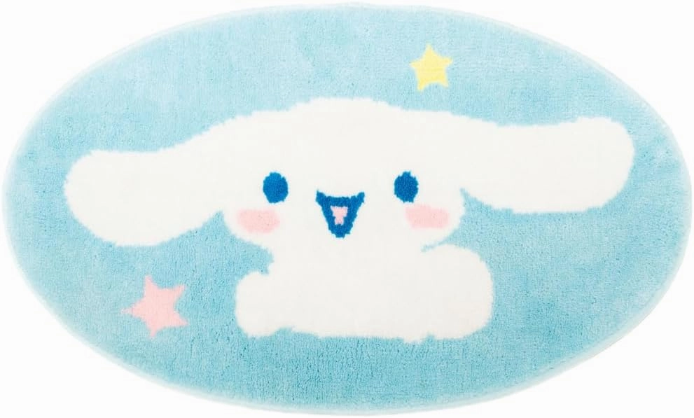 Franco Collectibles Cinnamoroll Cotton Non Slip Plush Bathroom Mat Rug (Officially Licensed Product)