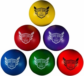 Franklin Sports Dodgeball Ball Set – Superskin-Coated Foam Balls for Playground Games – Small Dodgeballs for Gymnasium Games – Easy-Grip Foam Balls – Won’t Shred or Tear for Hours of Fun