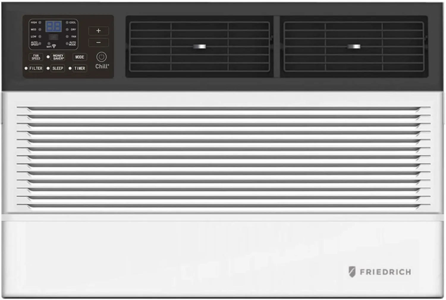 Friedrich CCF10B10C Chill Premier Smart Wi-Fi Room Air Conditioner with Wide Air Discharge Vents, 8-Way Airflow Control, and Washable Air Filter (White)